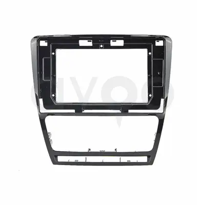 Skoda Octavia 10 İnç 2008-2012 Siyah Multimedya Çerçevesi