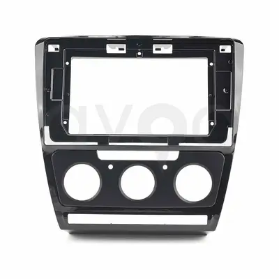 Skoda Octavia 10 İnç 2008-2012 Siyah Multimedya Çerçevesi