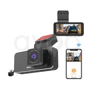 Full HD 4K Ön Arka Wi-Fi Araç İçi Kayıt Kamerası
