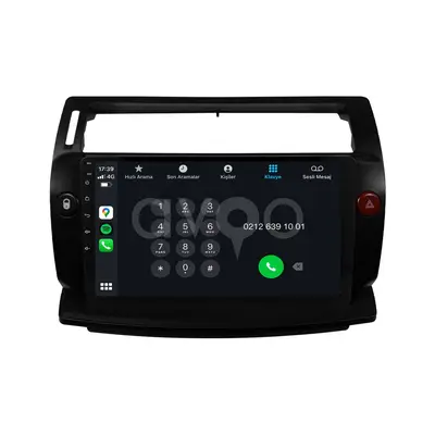 Citroen C4 Android Siyah Multimedya Sistemi (2005-2011)