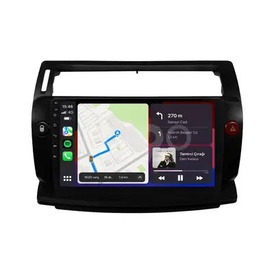 Citroen C4 Android Siyah Multimedya Sistemi (2005-2011)