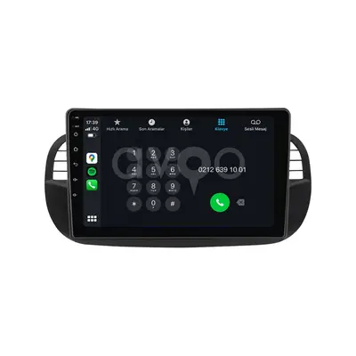 Fiat 500 Android Siyah Multimedya Sistemi (2009-2015)