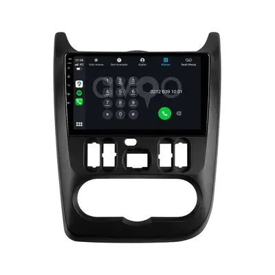 Dacia Sandero Android Siyah Multimedya Sistemi (2009-2012)