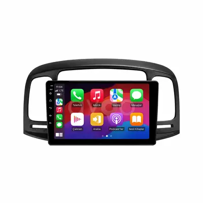 Hyundai Accent Era Android Siyah Multimedya Sistemi (2006-2012)