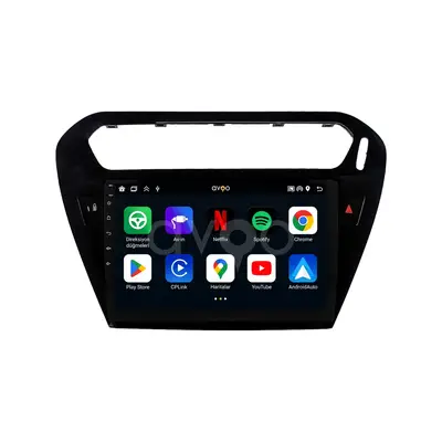 Peugeot 301 Android Siyah Multimedya Sistemi (2012-2020)