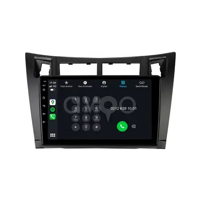 Toyota Yaris Android Siyah Multimedya Sistemi (2007-2011)