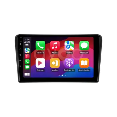 Toyota Avensis Android Siyah Multimedya Sistemi (2003-2009)
