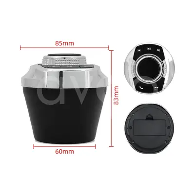 8 Tuşlu Kablosuz Direksiyon Kumandası, Fincan Tipi LED Işıklı