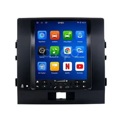 Toyota Land Cruiser Android Tesla Multimedya Sistemi (2008-2015)