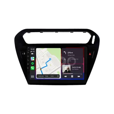 Citroen C-Elysee Android Siyah Multimedya Sistemi (2012-2024)
