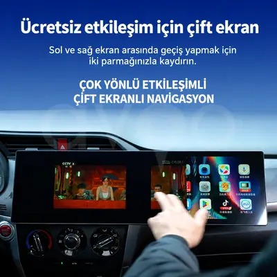 23.6 İnç Command Çift Ekran Multimedya Android 6+64 GB