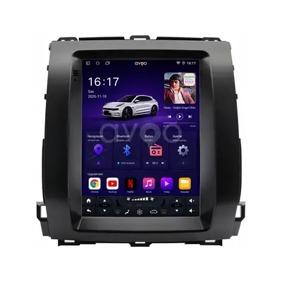 Toyota Land Cruiser Prado Android Tesla Multimedya Sistemi (2003-2009)