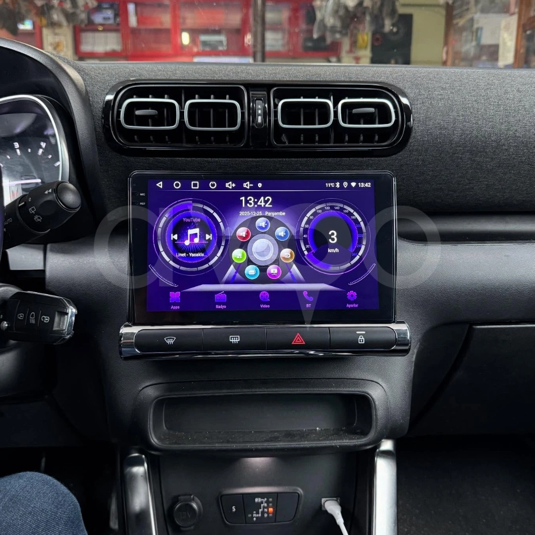 Citroen C3 AirCross Android Multimedya Sistemi (2017-2024) - Dolu Paket