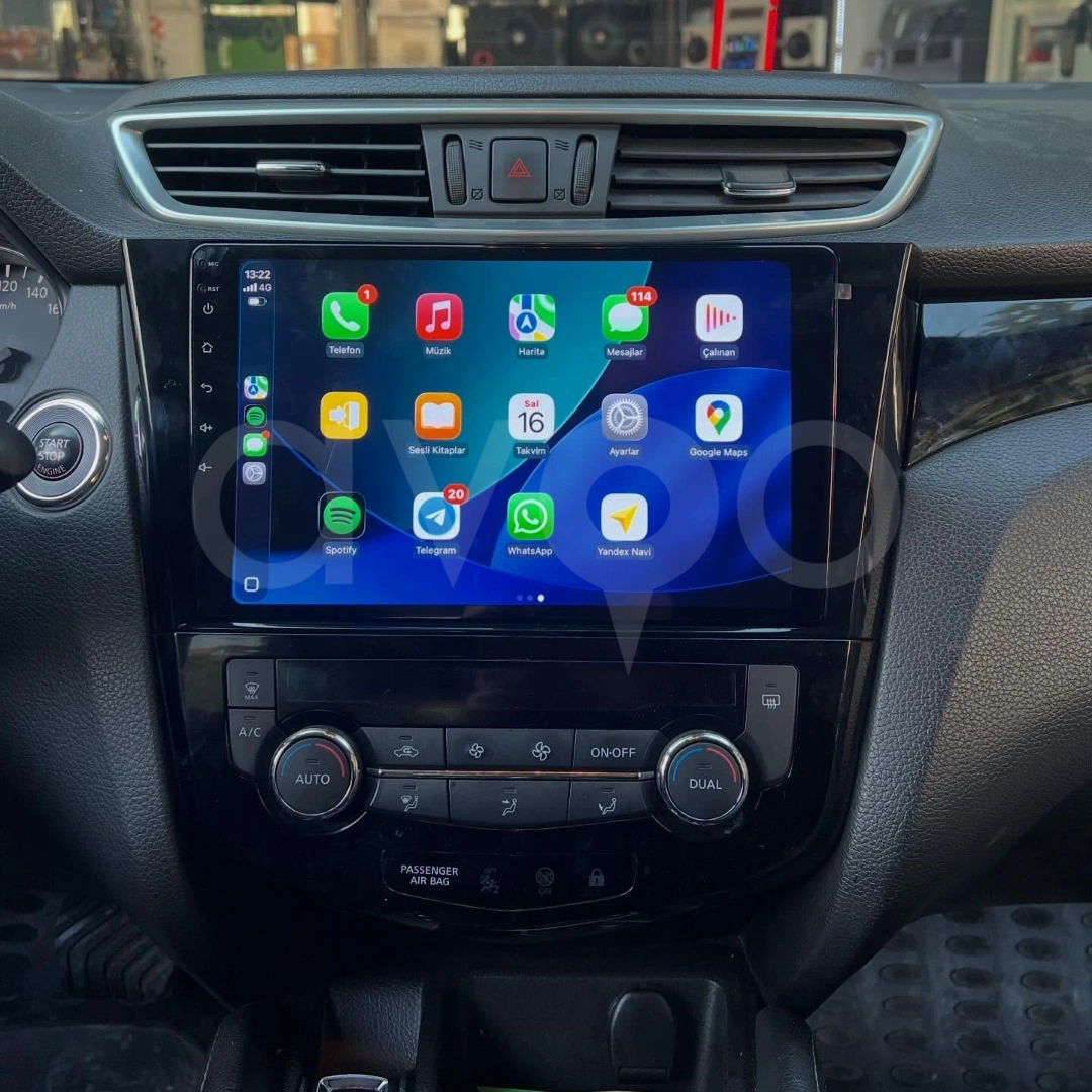 Nissan Qashqai Android Multimedya Sistemi (2014-2020)