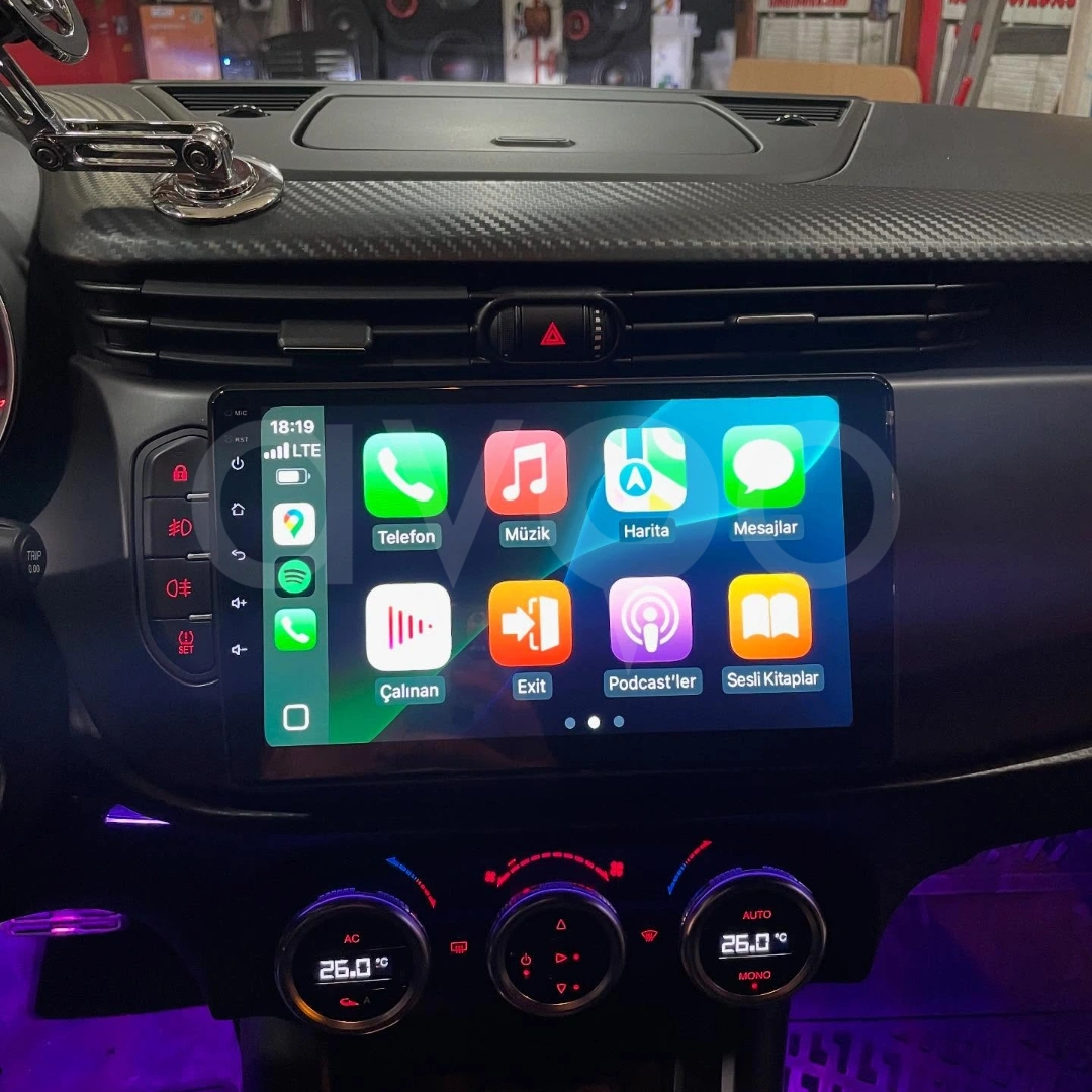 Alfa Romeo Giulietta Android Multimedya Sistemi (2014-2020)