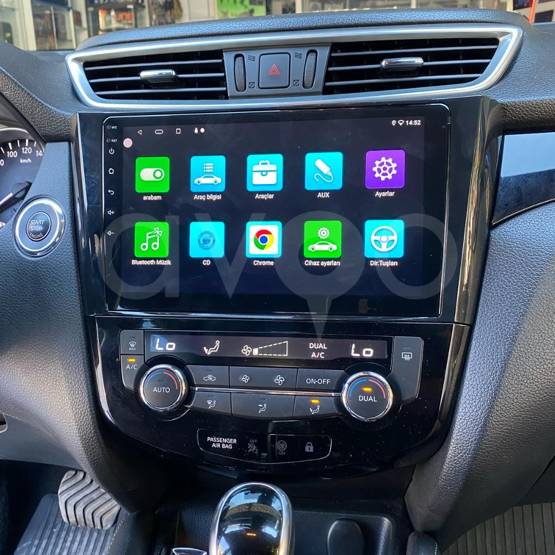 Nissan Qashqai Android Multimedya Sistemi (2014-2020)