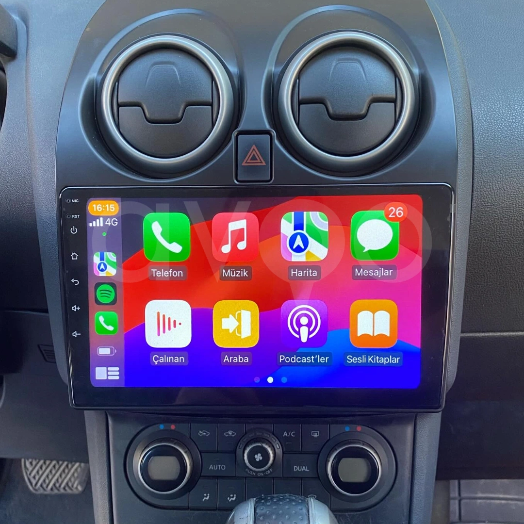 Nissan Qashqai Android Multimedya Sistemi (2007-2013)