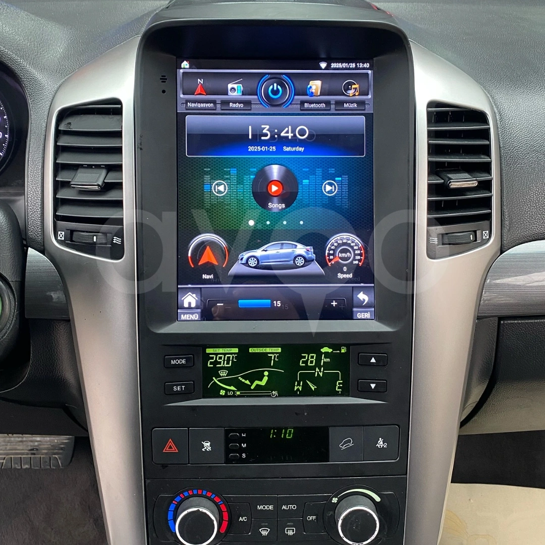 Chevrolet Captiva Android Tesla Multimedya Sistemi (2007-2012)