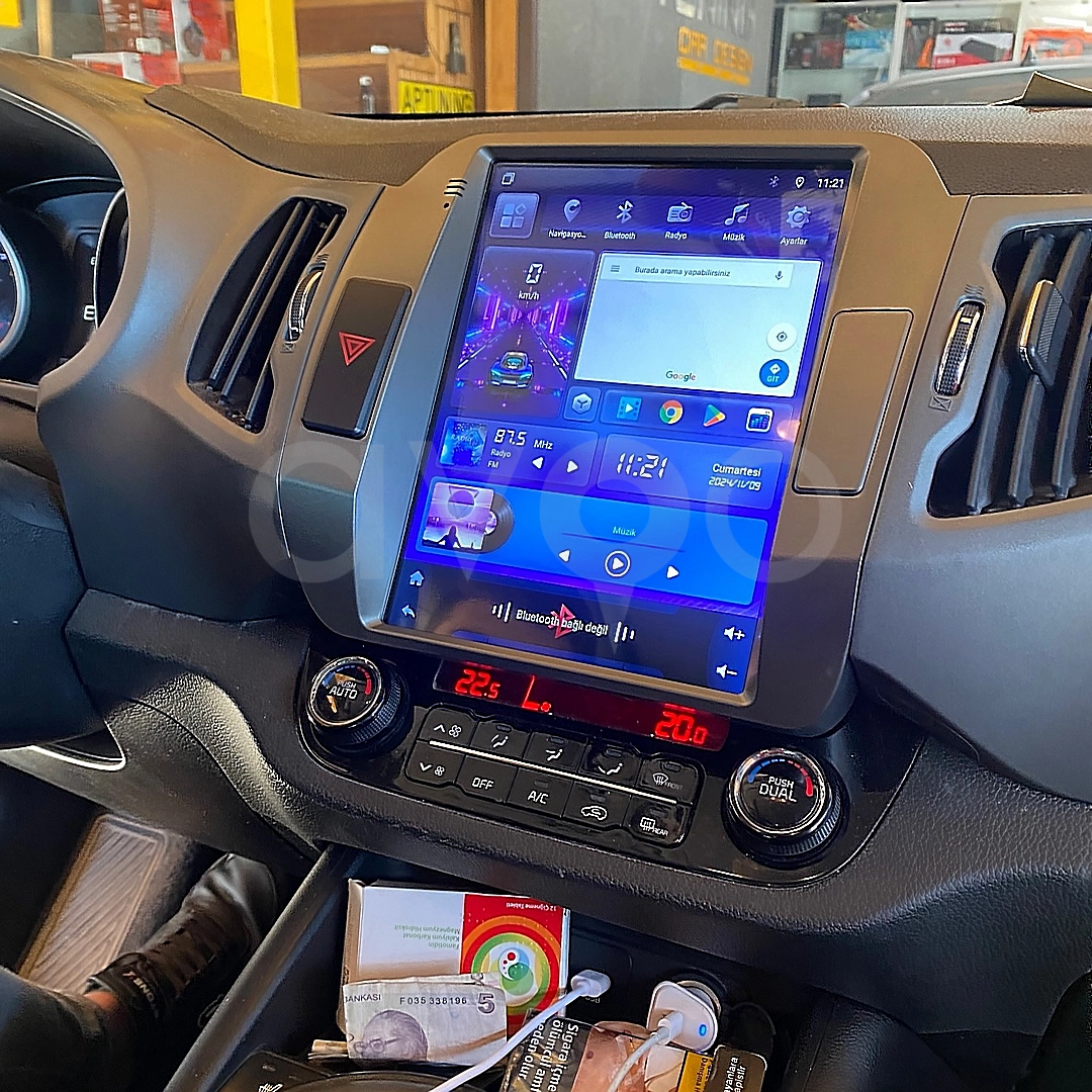 Kia Sportage Android Tesla Multimedya Sistemi (2011-2015)
