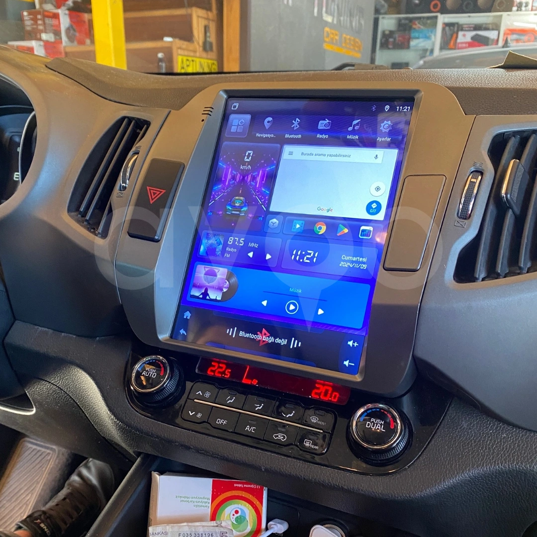 Kia Sportage Android Tesla Multimedya Sistemi (2011-2015)