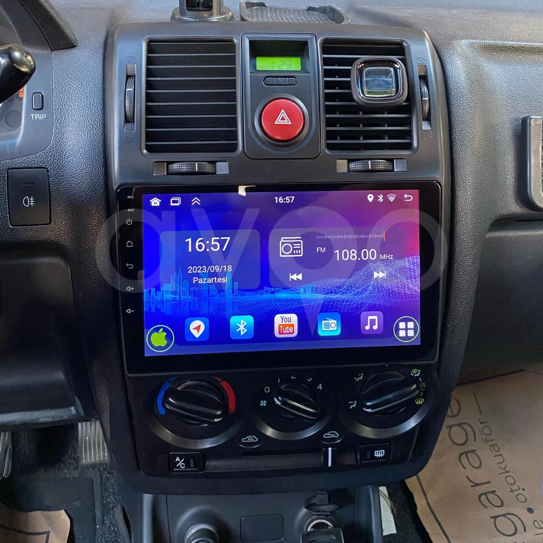 Hyundai Getz Android Siyah Multimedya Sistemi (2003-2011)
