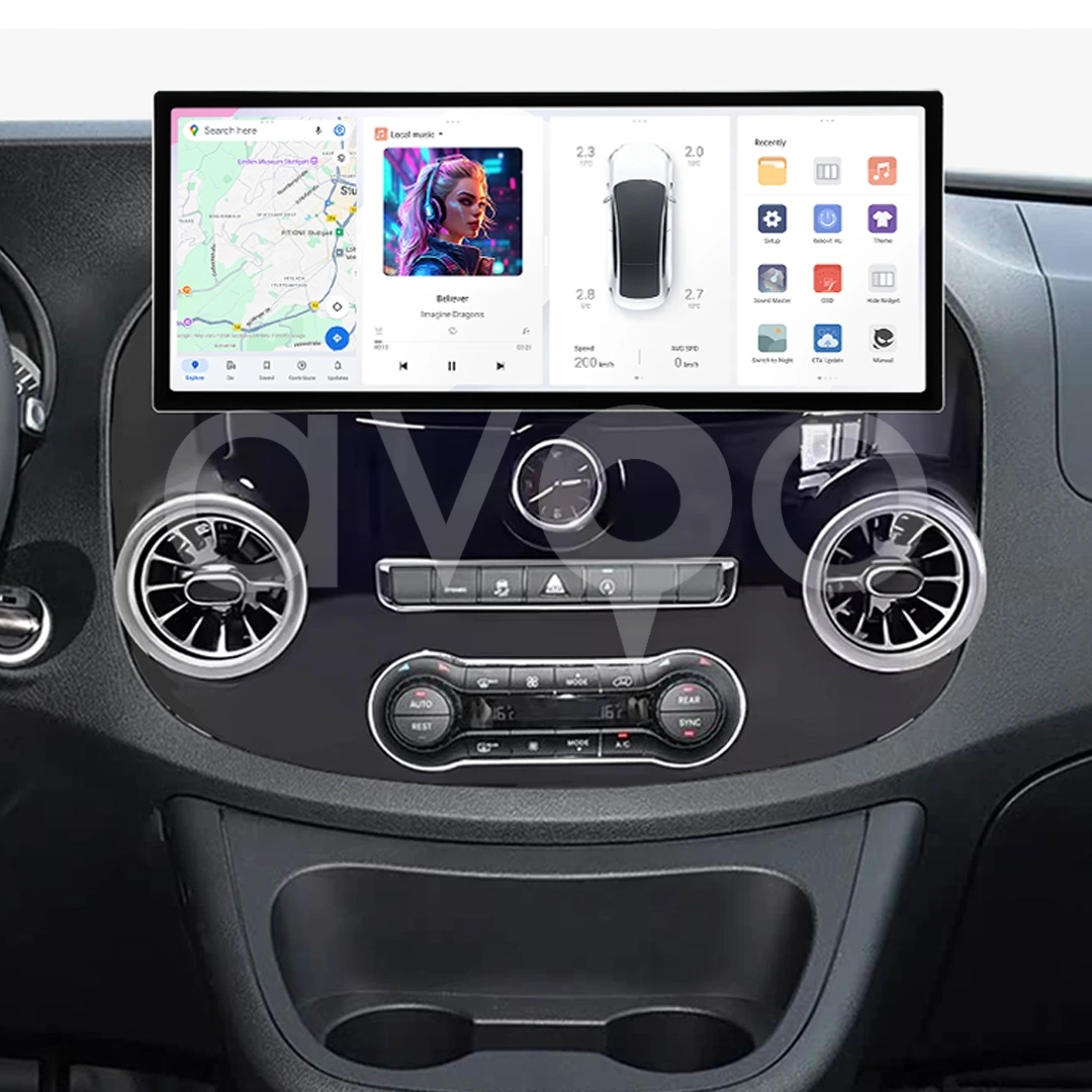 Mercedes Vito Android Multimedya Sistemi 12.3 İnç (2015-2023)
