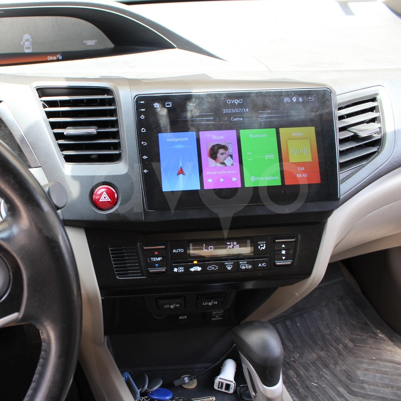 Honda Civic Android Multimedya Sistemi (2012-2015)