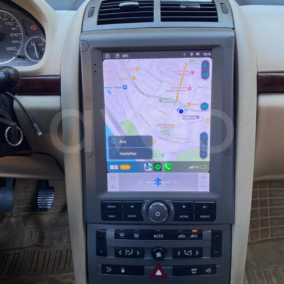 Peugeot 407 Android Tesla Multimedya Sistemi (2004-2011)