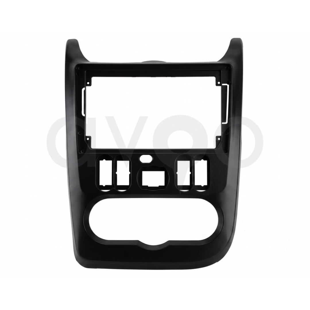 Dacia Duster 9 İnç 2010-2013 Siyah Multimedya Çerçevesi