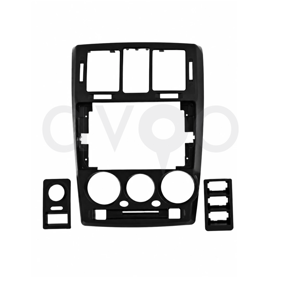 Hyundai Getz 9 İnç 2003-2011 Siyah Multimedya Çerçevesi