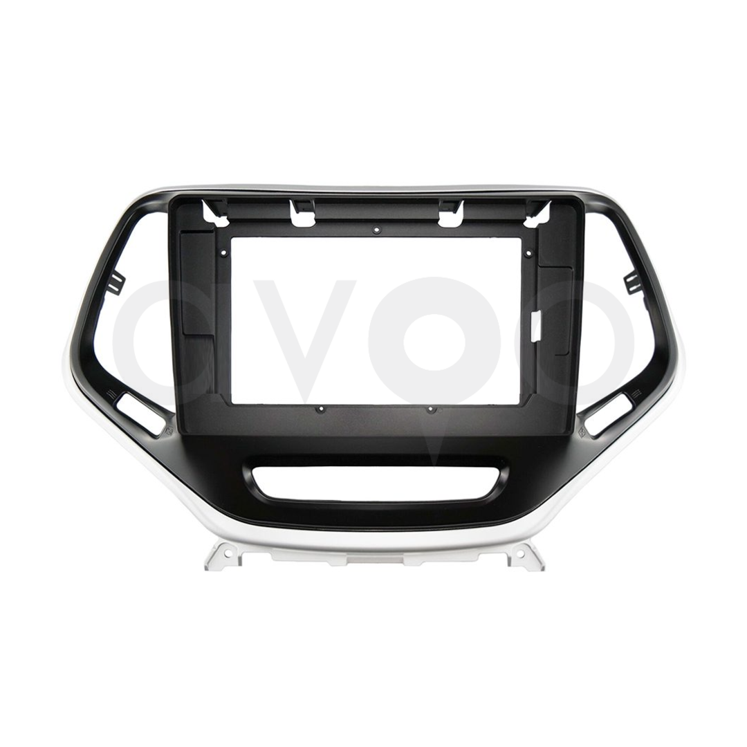 Jeep Cherokee 10 İnç 2014-2015 Gri Multimedya Çerçevesi
