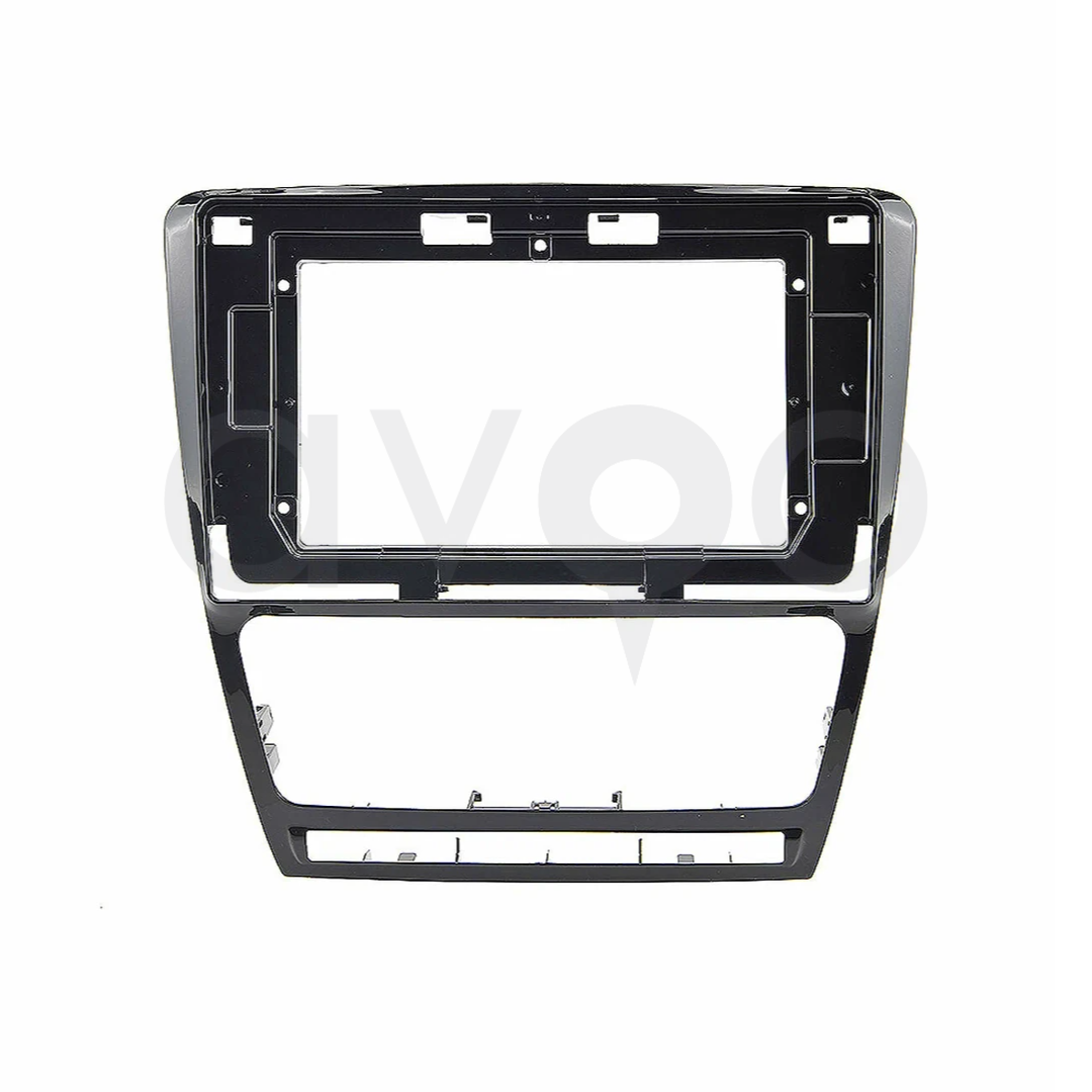 Skoda Octavia 10 İnç 2008-2012 Siyah Multimedya Çerçevesi