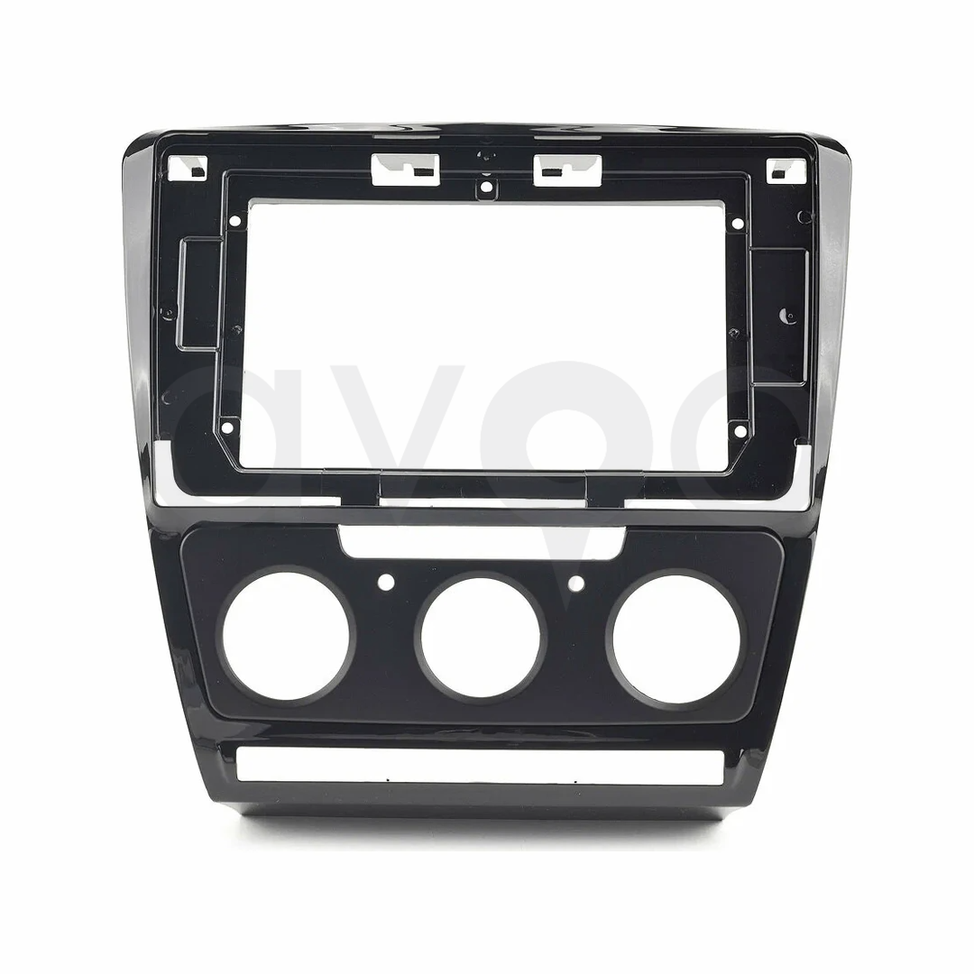 Skoda Octavia 10 İnç 2008-2012 Siyah Multimedya Çerçevesi