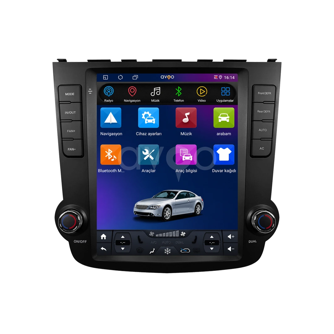 Honda CR-V Android Tesla Multimedya Sistemi (2007-2012)