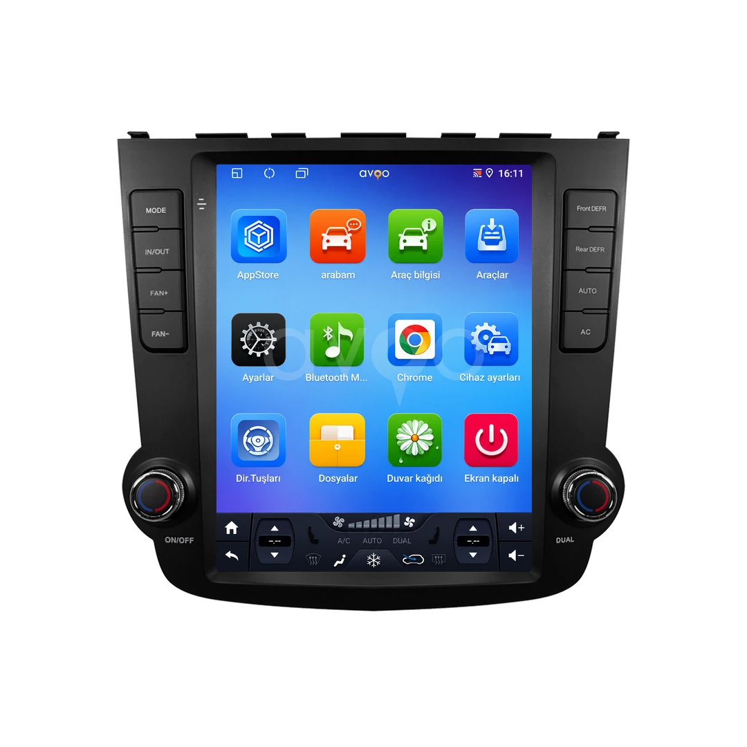 Honda CR-V Android Tesla Multimedya Sistemi (2007-2012)