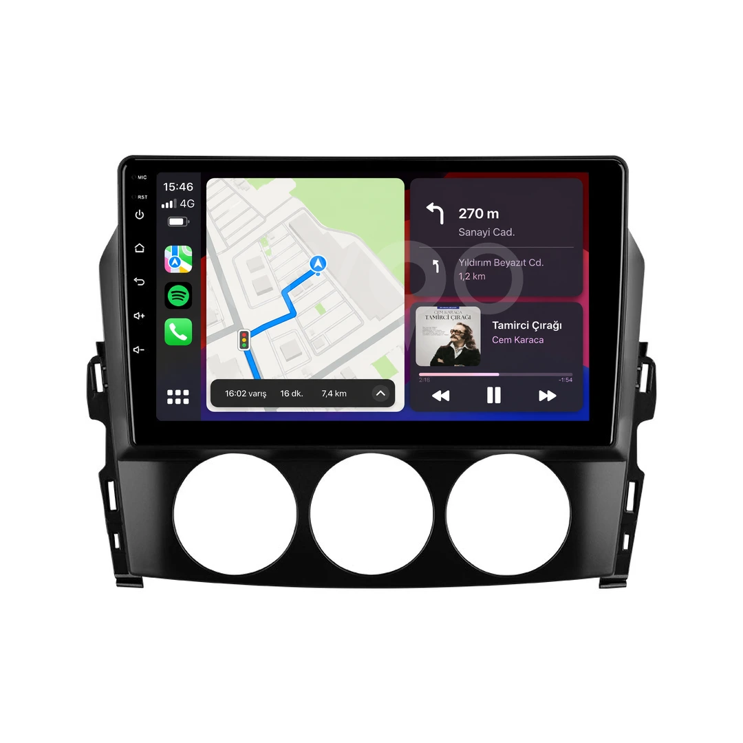 Mazda MX-5 Android Multimedya Sistemi (2010-2012)