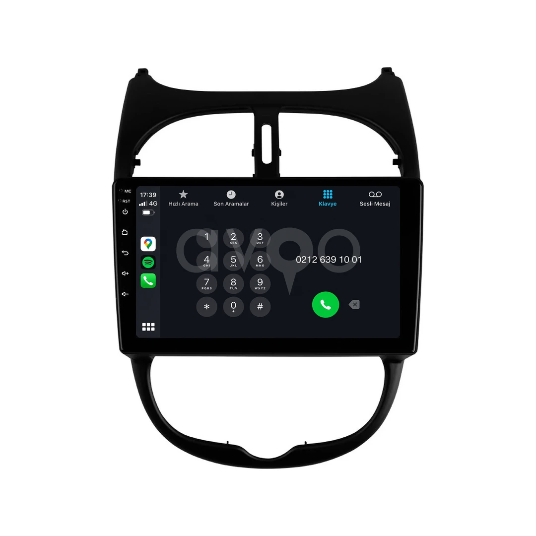 Peugeot 206 Android Multimedya Sistemi (1999-2011)