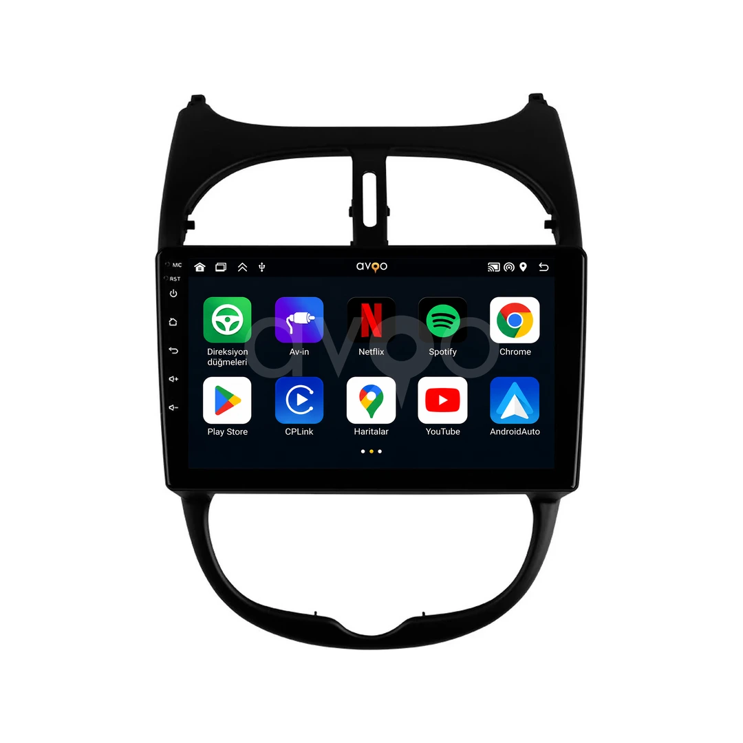 Peugeot 206 Android Multimedya Sistemi (1999-2011)