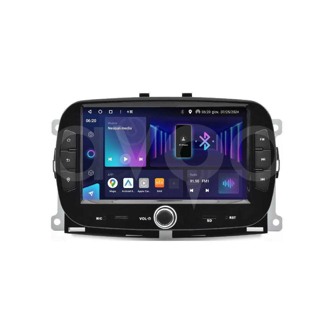 Fiat 500L OEM 7.0 İnç Android Multimedya 4+64 GB