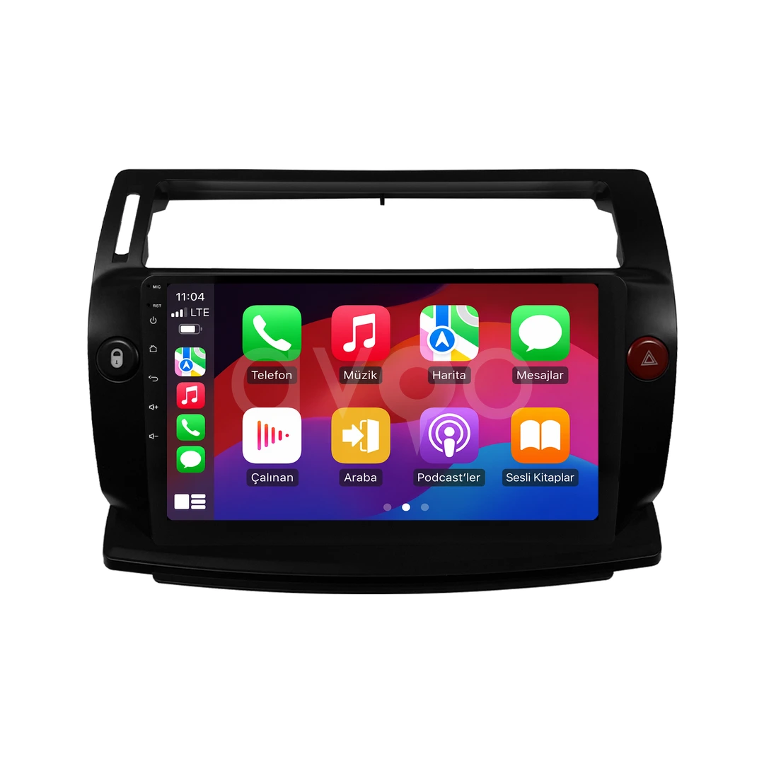 Citroen C4 Android Siyah Multimedya Sistemi (2005-2011)