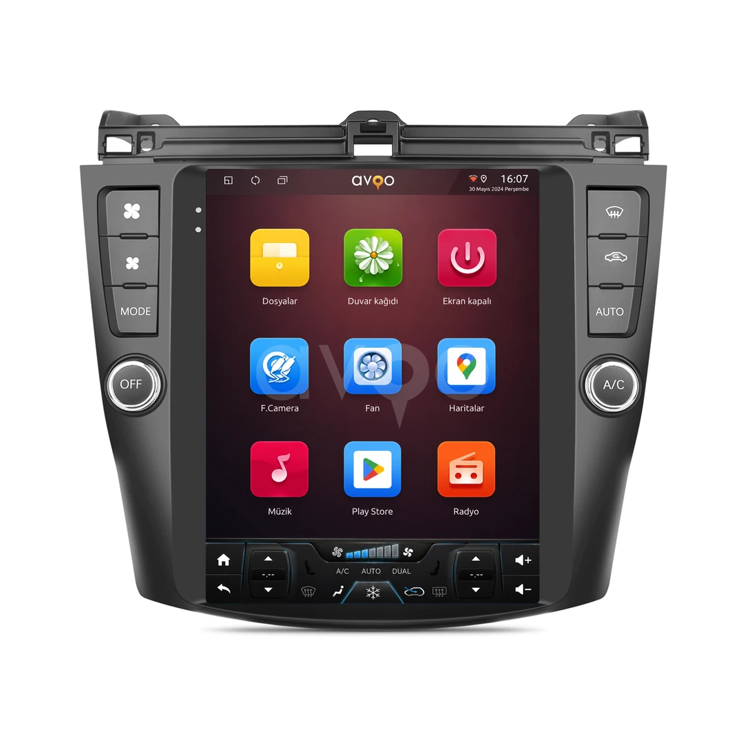 Honda Accord Android Tesla Multimedya Sistemi (2003-2008)