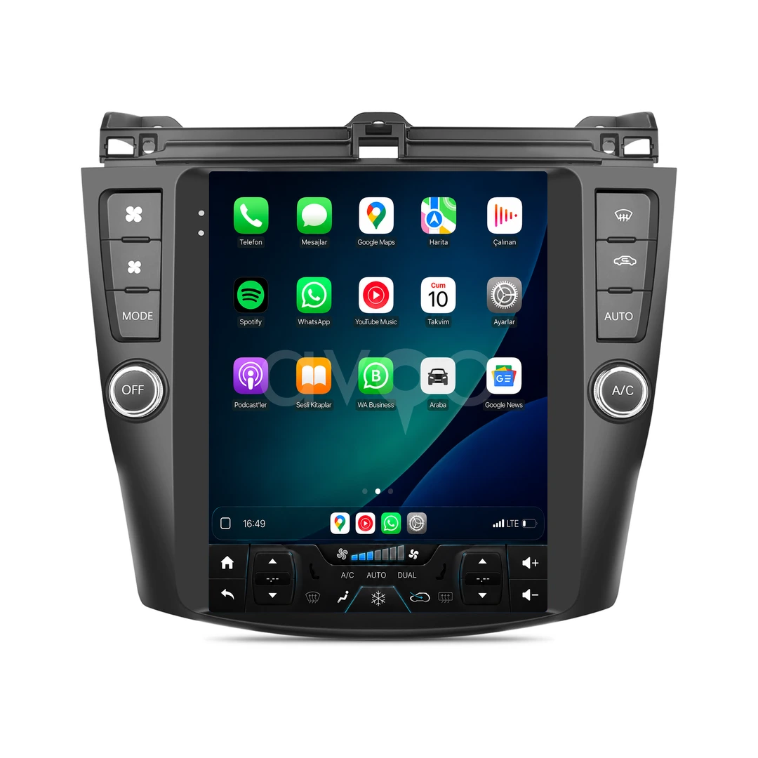 Honda Accord Android Tesla Multimedya Sistemi (2003-2008)