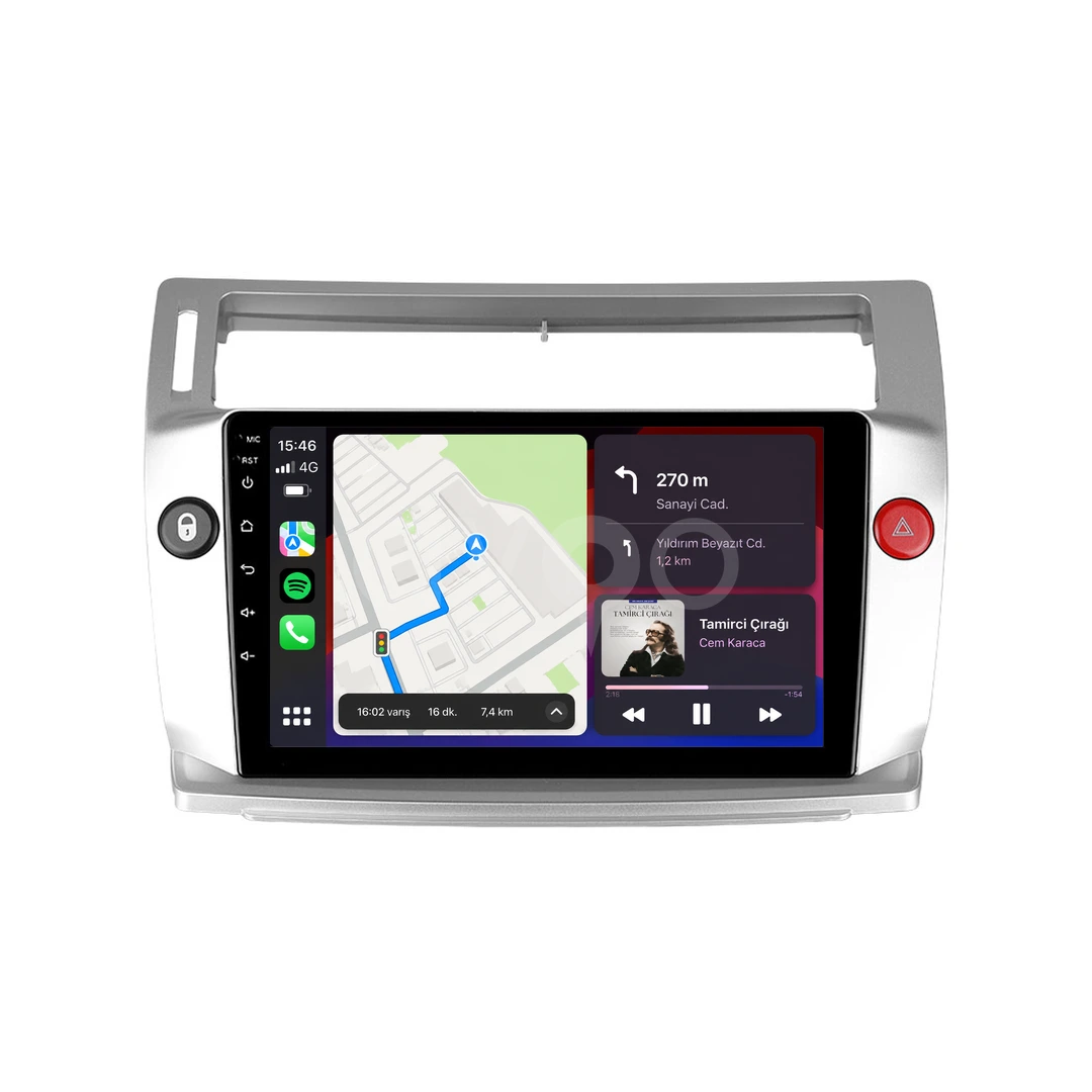 Citroen C4 Android Multimedya Sistemi (2005-2011)