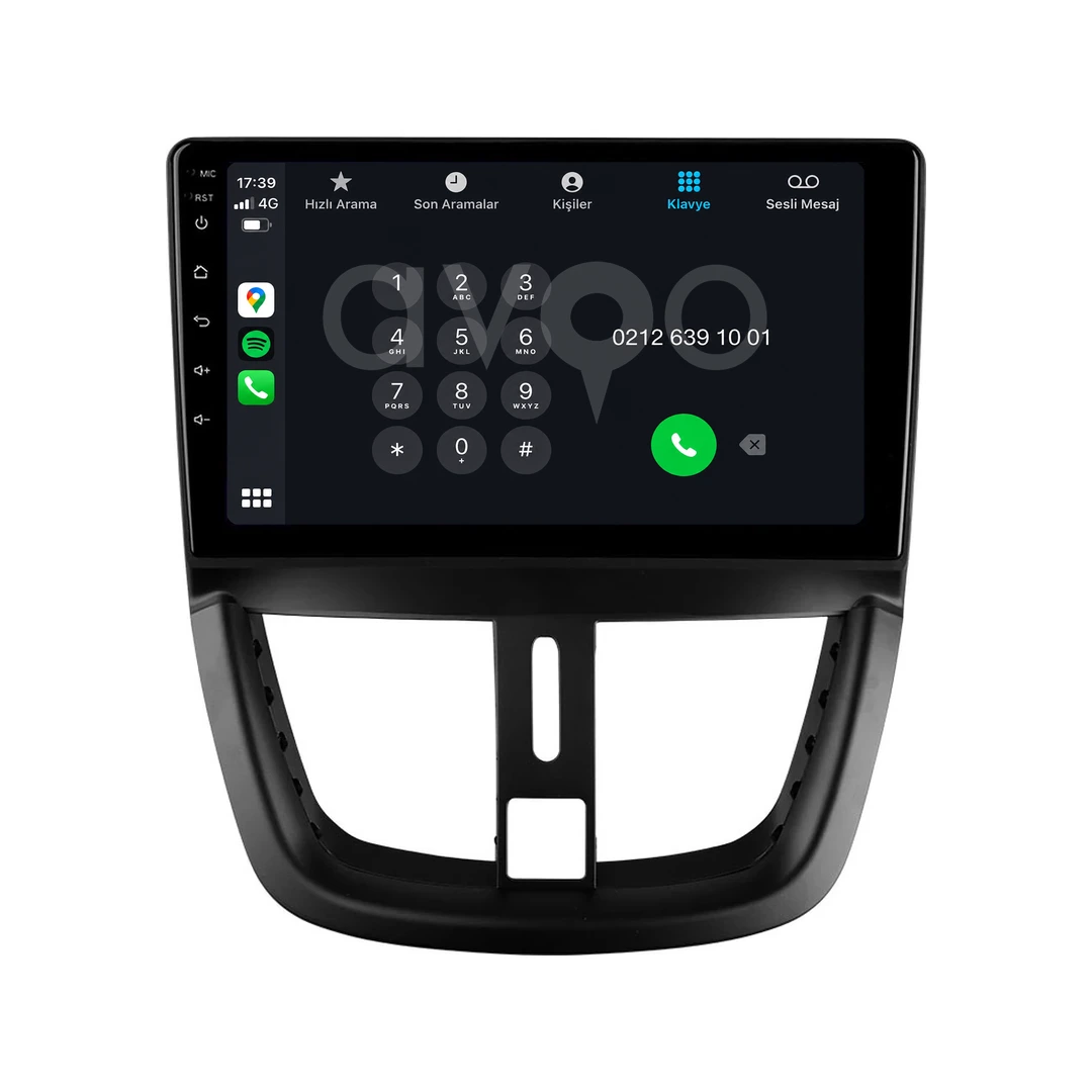 Peugeot 207 Android Multimedya Sistemi (2006-2012)