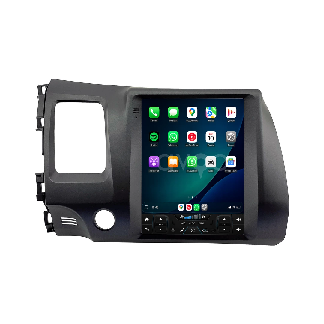 Honda Civic Android Tesla Multimedya Sistemi (2007-2012)