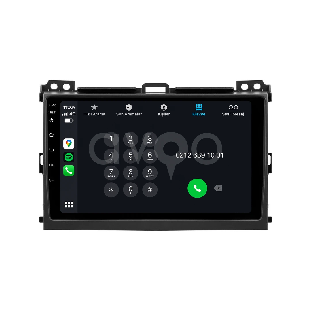 Toyota Land Cruiser Prado Android Multimedya Sistemi (2003-2009)