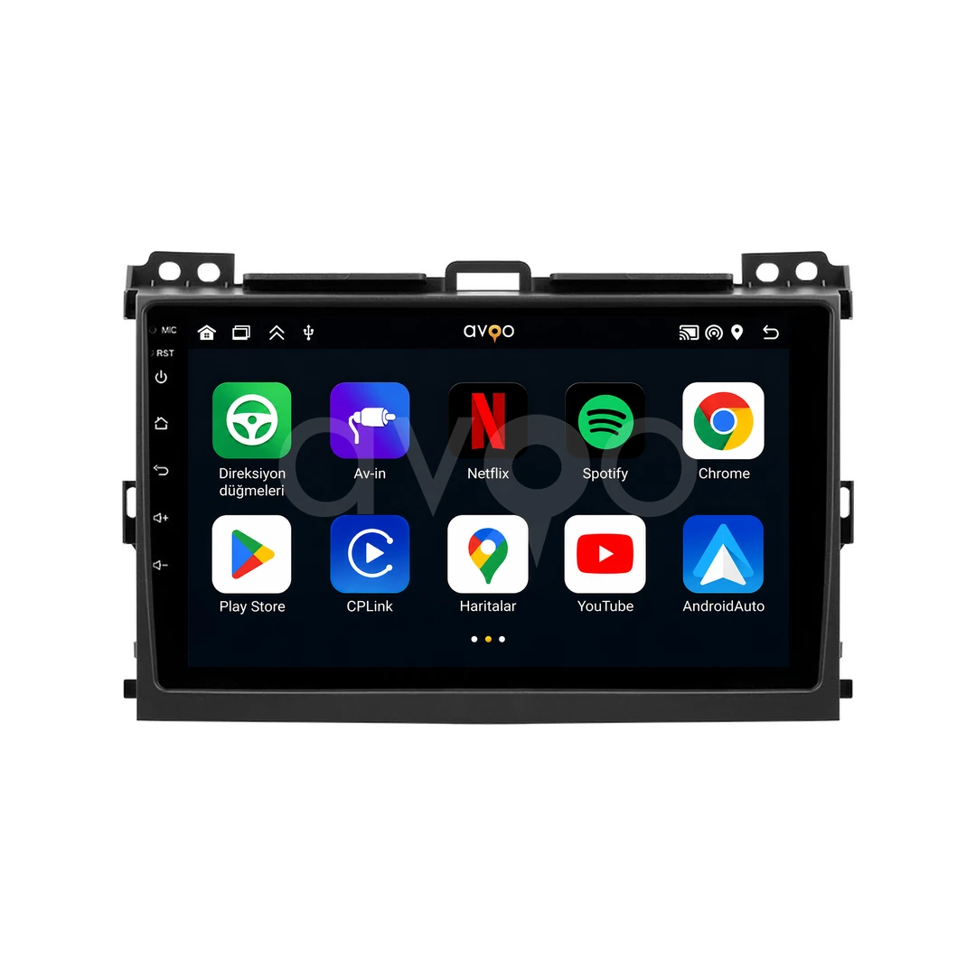 Toyota Land Cruiser Prado Android Multimedya Sistemi (2003-2009)
