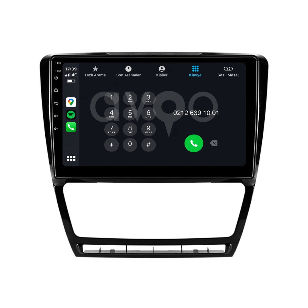 Skoda Octavia Android Siyah Multimedya Sistemi (2008-2012)