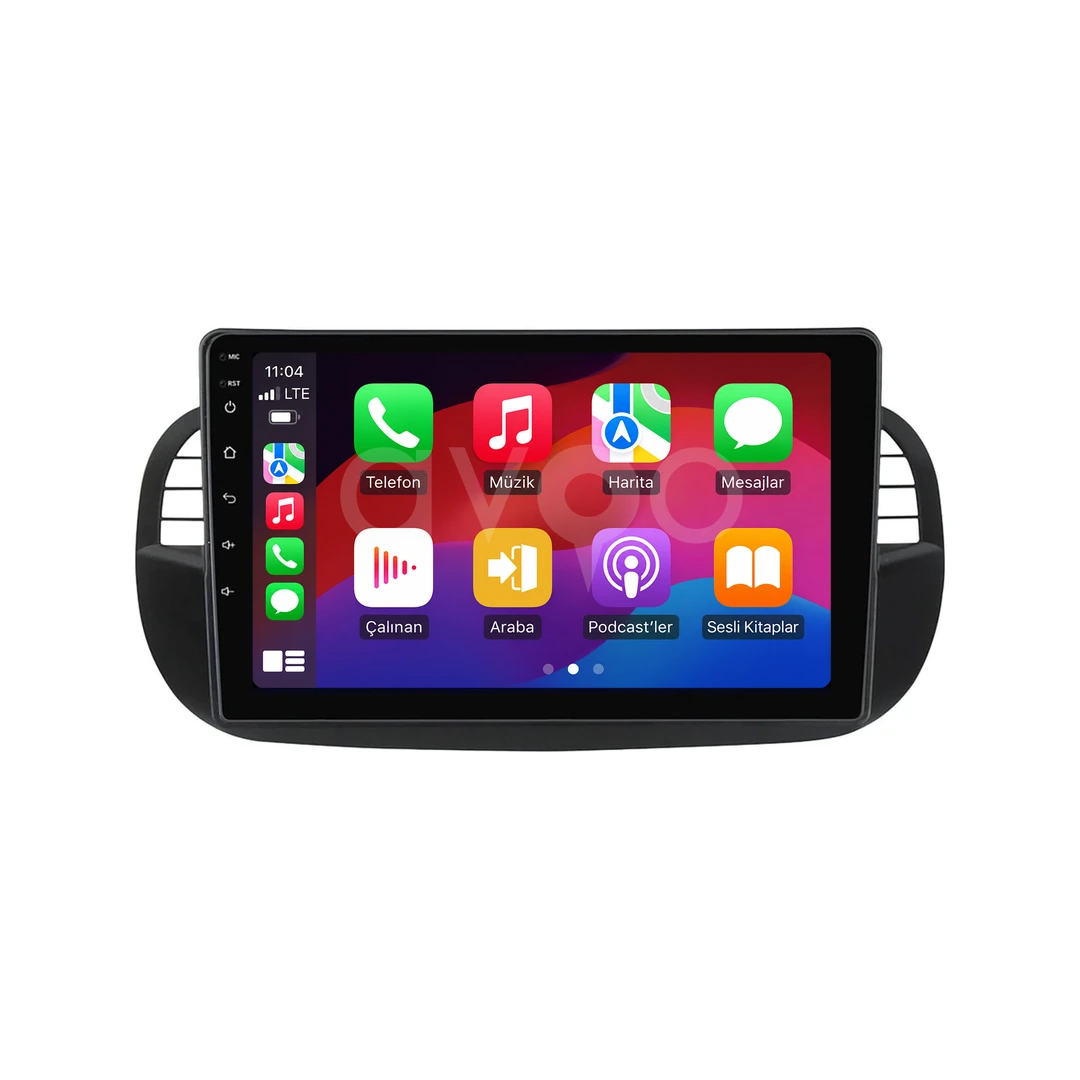 Fiat 500C Android Siyah Multimedya Sistemi (2009-2015)