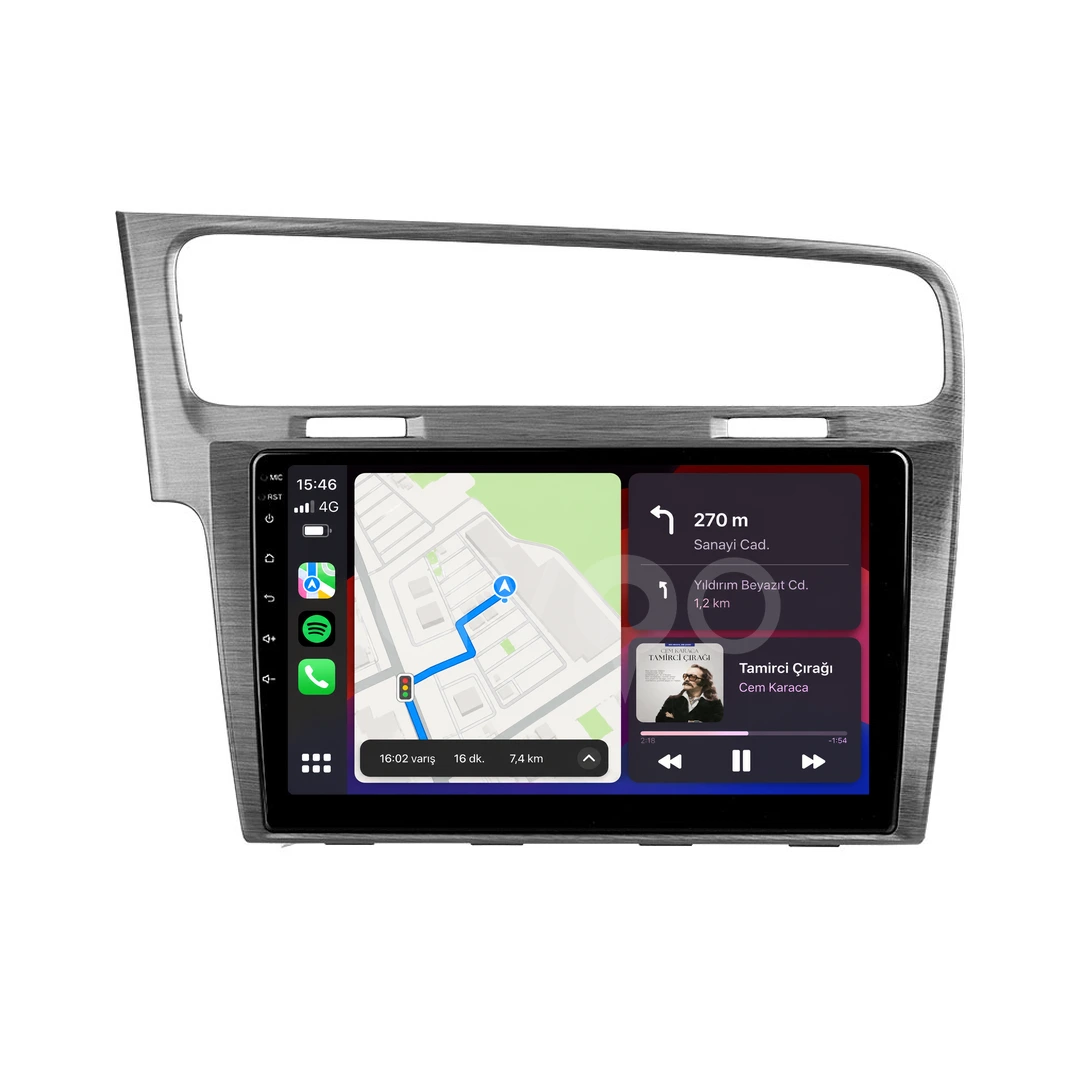 Volkswagen Golf Android Gri Multimedya Sistemi (2012-2020)